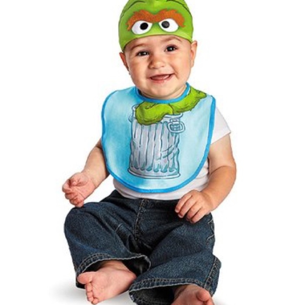 New Set of 2 Sesame Street Bib & Hats. - Picture 2 of 2